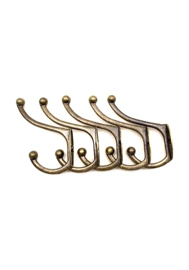 Hooks Country Style Bronz Cüzdan Şapka Havlu B Diğer