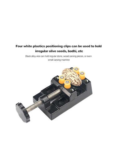 Jeemson Alüminyum Alaşımlı Mini Vise, Zirve, Fıstık Ve Bodhi Kesim İçin Sabitleyici Aracı - 55mm Çene Genişliği