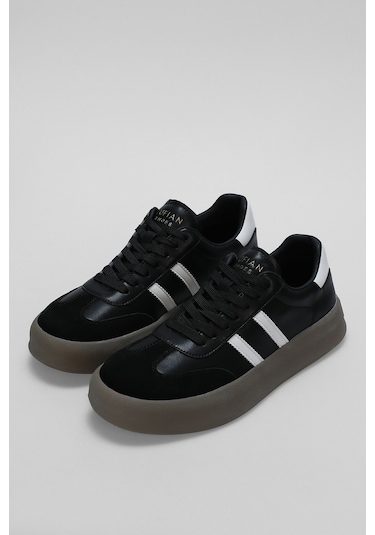 Lufian Samuel Erkek Sneaker Ayakkabı Siyah Siyah 111230261100100 Siyah