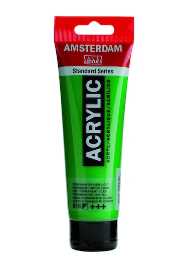 Talens Amsterdam Akrilik Boya 120Ml. N 618 Permanent Green Light