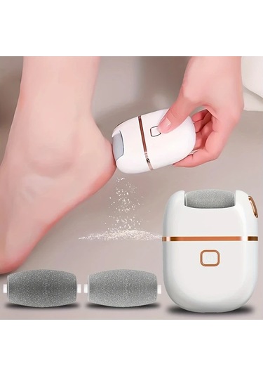 Primepickings Feıyba Bs Şarj Edilebilir 3 Taşlama Başlıklı 2 Hızlı Ayak El Taşlama Makinesi Çatlak Topuklar Ve Tırnak Bakımı İçin