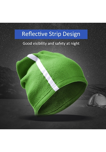 Geeroyoo Soğuk Hava İçin Polar Fleece Isıtıcı Boyunluk - Bisiklet, Dağcılık, Kayak Aktivitelere Uygun Mavi Mavi