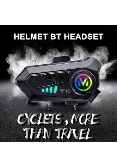 Hallow Y10 Bluetooth Kasklarla Uyumlu İnterkom