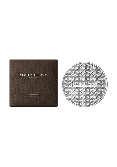 Stylish Silber Deckel Için Molten Brown Duftkerze Koruma Elegant Tasarım Açık Gri