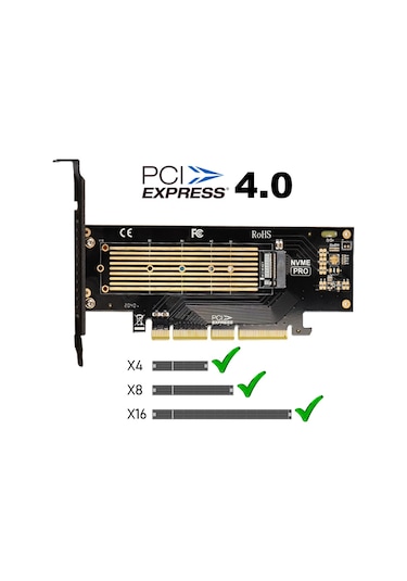 JEYI SK-18 M.2(NGFF) NVMe (M-Key) to PCIe 4.0