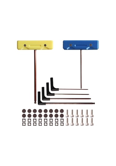 3d Yazıcı Aksesuarı: Çeşitli Boyutlu 5-1.5mm Mıknatıslı Uçlu Tornavida Seti - Çelik Anahtar Ve Plastik Kolu