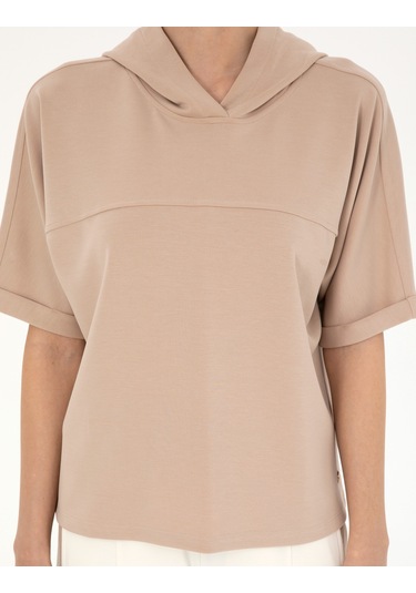 Pierre Cardin Kadın Bej Sweatshirt 50291224-vr011 Bej