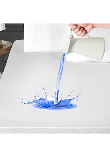 Violethome Sıvı Geçirmez Micro Fitted Alez ( Tüm Bedenler ) Beyaz