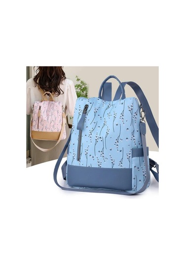 2023 Su Geçirmez Oxford Kadın Sırt Çantası Hırsızlığa Karşı Sırt Çantaları Genç Kızlar İçin Omuz Çantaları Büyük Kapasiteli Seyahat Okul Çantaları Blue