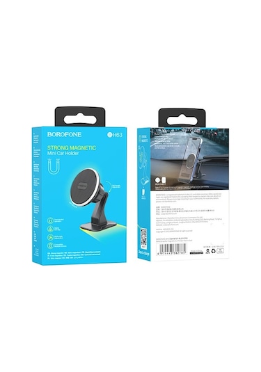 Wisdomselect Borofone Bh63 Manyetik Araç Montajı Araç Merkezi Konsol Mobil Navigasyon Evrensel Tembel Araç Montajı Vantuzlu Yok Evet Navpvb