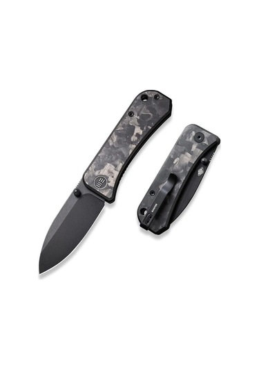 We Knife Banter Marble Carbon Fiber Handle Black Stonewashed Cpm S35vn Blade Kamp Çakı Siyah