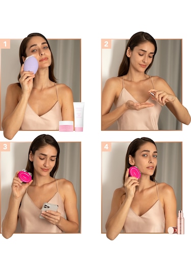 Foreo Bear 2 Akıllı Microcurrent Yüz Sıkılaştırma Cihazı, Fuchsia