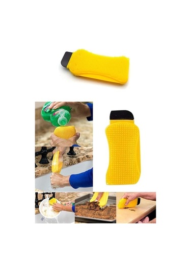 Zmc Bilişim Çok Fonksiyonlu Deterjan Hazneli Pratik Bulaşık Yıkama Fırçası