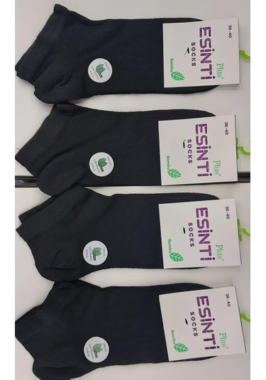 Esinti Kadın Bambu Patik Çorap 12 Adet 001