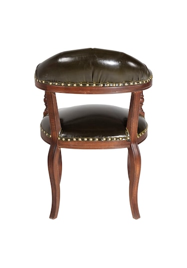 Majesta Classic Ahşap Sandalye Ceviz - Sİyah