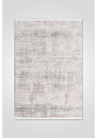 Volora Halı Koleksiyonu Yumuşak Dokulu, Modern İnce Form, Tozumaz Ve Kolay Temizlenebilir Gri - Bej