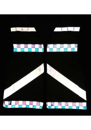 fosforlu reflektorlu motorcu ve bisiklet güvenlık yeleği