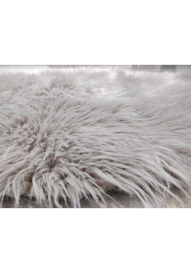 Yamalıhome Peluş Halı Apost Kum Beji 75x100cm Post Halı