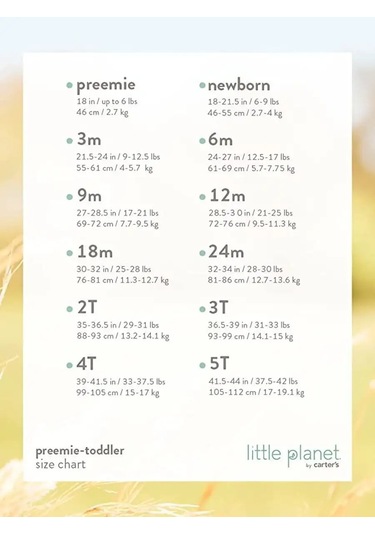 Carter's Yeni Doğanlar İçin Pantolonlu Muslin Tulum 144230103 Hardal Rengi