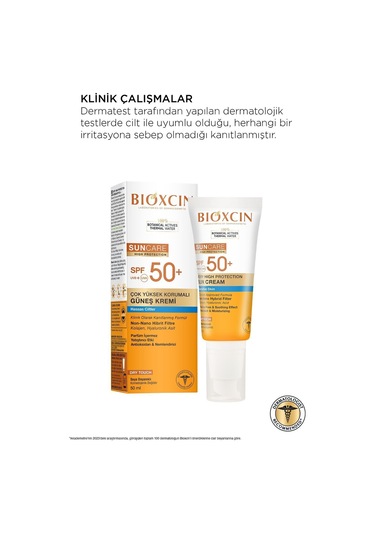 Bioxcin Sun Care Hassas Ciltler İçin Çok Yüksek Korumalı Güneş Kremi 50 SPF 50 Ml Hassas, Dry Touch, Mat