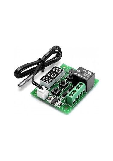W1209 12V Sıcaklık Kontrollü Dijital Termostat