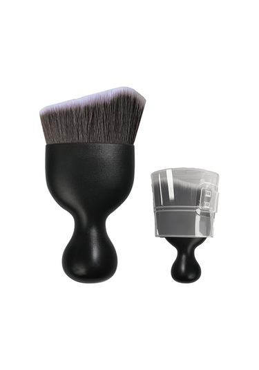 Neevoyu Araç İç Detay Temizleme Fırçası - Yumuşak Eğik Tüyler, Otomatik Toz Toplama, Panel Ve Klima Vantiliasyonu İçin Kahve/beyaz