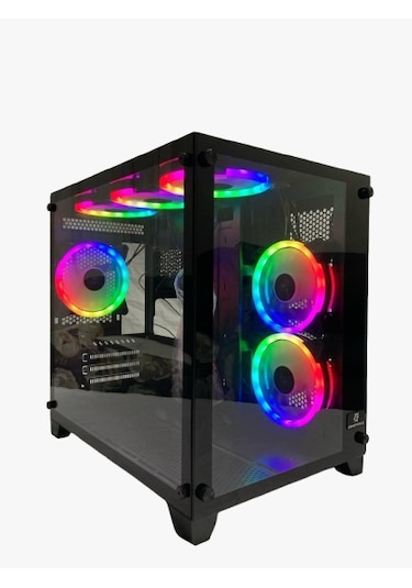 Gameforce Aqua 6 120mm Rgb Fanlı Matx Oyuncu Bilgisayar Kasası