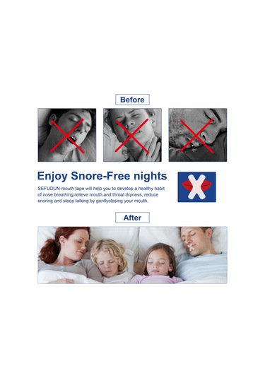 Hangfox Uykuda Açık Ağız Engelleme Bantları - Solunum Düzeltici Uyku Yardımcıları, Transparent Eva Malzeme, 120 Adet