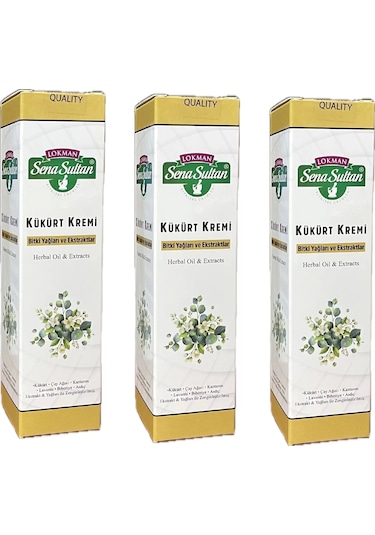Sena Sultan Kükürt Kremi 100 Ml 3adet