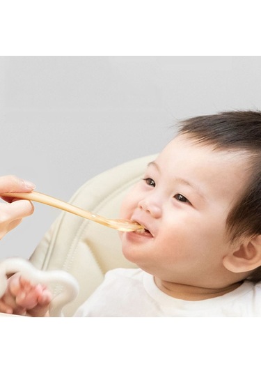 Sones Bebek Silikon Kaşık Bebek Silikon Beslenme Kaşığı Yumuşak Çocuk Sofra Takımı, Özellikler: Kutulu