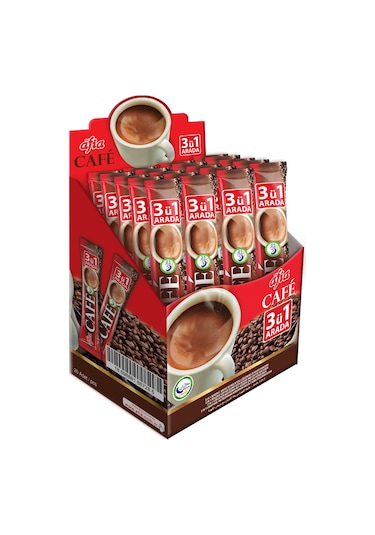 Afia Klasik 3 ü 1 Arada Kahve 14 G