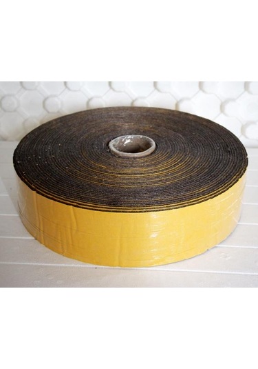 Trself-01 Araç Ses Yalıtım Kauçuk Alev Almaz Bant 5 Cm X15 Mt