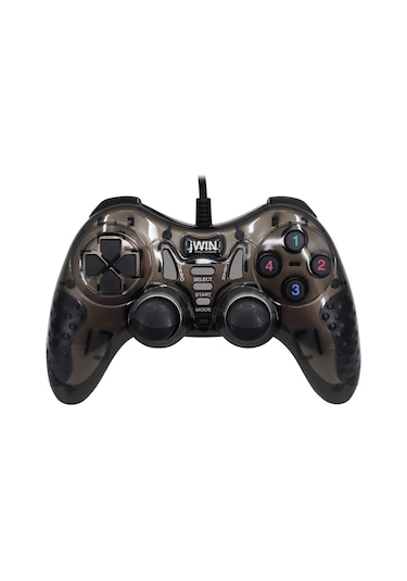 JWIN USB-1245 PC Gamepad  Bilgisayar Oyun Kolu - Siyah