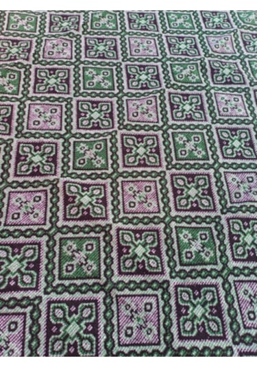 Uşak Dokuma Kilim 180x280cm Beyaz - Yeşil