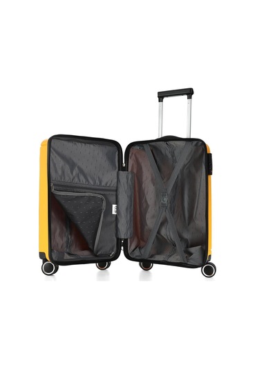 Ççs 5225 Polipropilen Büyük Boy Valiz-sarı