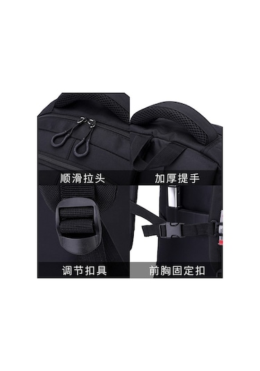 Maoyaya Doğal Balık Sınır Ötesi Yeni İlkokul Öğrenci Arabası Erkek Büyük Kapasiteli Çıkarılabilir Tırmanma Merdiveni Sırt Çantası Dağıtım Adına Siyah Üç Tekerlekli Bisiklet Siyah