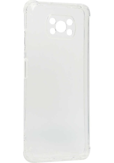 Xiaomi Poco X3 Kılıf Zore Kamera Korumalı Nitro Anti Shock Silikon Renksiz