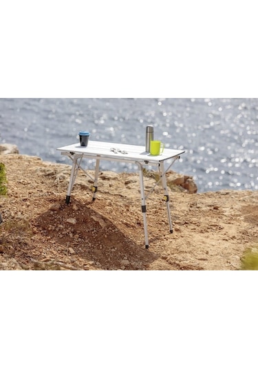 Uquip Variety L Yüksekliği Ayarlanabilir Kamp Masası 244117 - Silver Gri