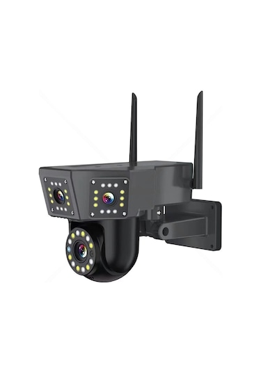 O-kam 3016 Wifi 6mp Ptz 3mp+3mp 3lü Siyah Kasa