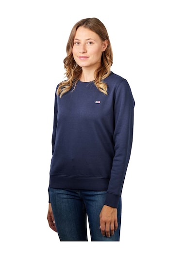 Tommy Hilfiger Tommy Hılfıger Kadın Sweatshırt Dw0dw09227-c87 Lacivert