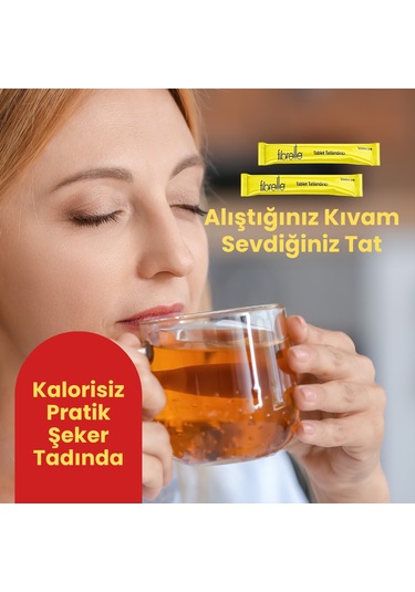 Fibrelle Tablet Tatlandırıcı 1000 Adet Tekli Stick Ambalaj-sukralozlu