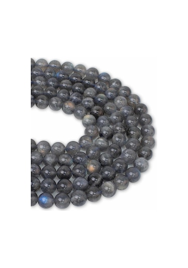 8 Mm Labradorit Taşı Dizi Aa Çok Renkli