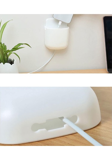 Geekyou 5 Adet Duvar Tipi Pp Depolama Kutusu, Ev Aletleri Kumandasını Ve Telefonu Tutar, Şarj Delikli, Dayanıklı, Evde Kullanım İçin Çok Renkli