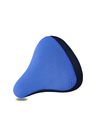Mavi Bisiklet Sele 3d Yumuşak Bisiklet Koltuğu Kapağı Bisiklet Silikon Koltuk Minderi Bisiklete Binme Mavi