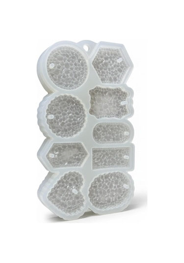 Stonechem Mücevher Desenli Çoklu Epoksi Silikon Kalıp En:15cm ,boy:26cm