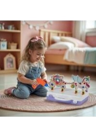 Oyuncak 3d Matkap Seti Söktak Prenses Serisi Unicorn