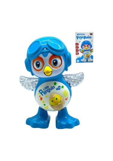 Sesli Işıklı Haraket Eden Pilli Penguen Figür Oyuncak
