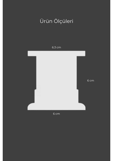 Krom Plastik 6cm Mobilya Koltuk Baza Masa Ofis Dolap Ayağı Ayakları Dayanıklı Modern Tasarım Gzm Krom Gri 6 Cm