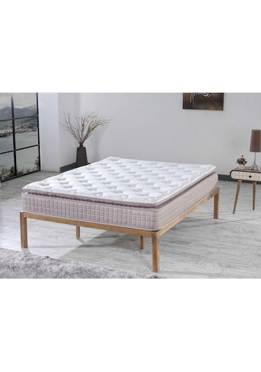 Mu&bah Zambak Ortopedik Pedlli Yaylı Yatak 180x200