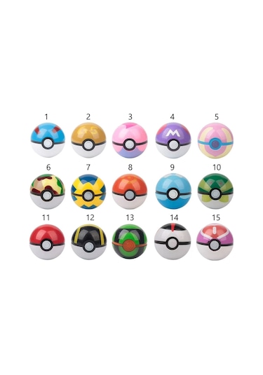 Poketop 8cm Açılıp Kapanır Model 1 Adet - Poketopu Pokemongo